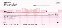 Pink Ribbon Fun Personal Checks | QBR-81