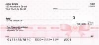 Pink Ribbon Fun Personal Checks | QBR-81