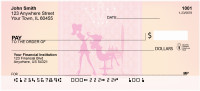 Girly Stylin' Personal Checks | QBR-87