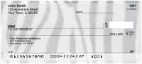 Zebra Stripes Personal Checks | QBR-96