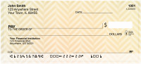 Happiness In Harringbone Personal Checks | QBS-13