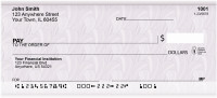 Lavender In Abstract Personal Checks | QBS-16