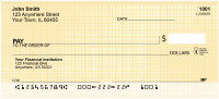 Lemon Lime Linen Personal Checks | QBS-18