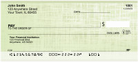 Lemon Lime Linen Personal Checks | QBS-18