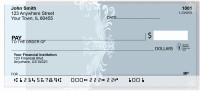 Old World Florish Personal Checks | QBS-25
