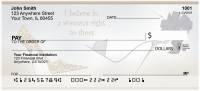 Totally Pumped Personal Checks | QBS-35