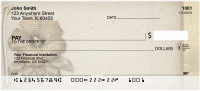 Vintage Scrapbook Personal Checks | QBS-38