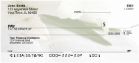 Lily Bouquet On Holy Bible Personal Checks | REL-11