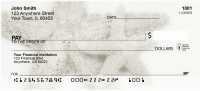 Shells In Taupes and Sage Personal Checks | SCE-30