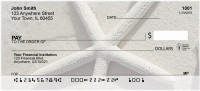 Shells In Taupes and Sage Personal Checks | SCE-30