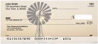 Windmills On Western Plains Personal Checks | SCE-51