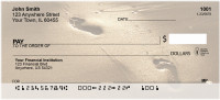 Footprints In The Sand Personal Checks | SCE-55