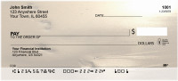 Footprints In The Sand Personal Checks | SCE-55