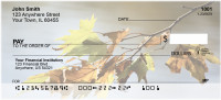 Falling Leaves On Water Personal Checks