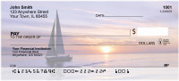 Sailboats At Sunrise Personal Checks | SCE-73