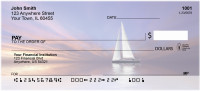 Sailboats At Sunrise Personal Checks | SCE-73