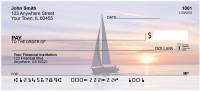 Sailboats At Sunrise Personal Checks | SCE-73