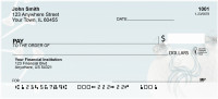 Golf Christmas Ornaments Personal Checks | SPO-69