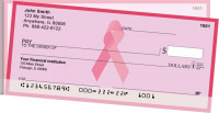 Pink Ribbon Side Tear Personal Checks