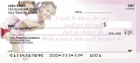 Sisters Personal Checks by Sweet Intentions | SWE-07