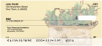 Holly Christmas Basket Personal Checks | XMS-01