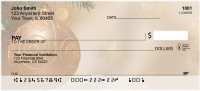 Christmas - Golden Simplicity Personal Checks | XMS-25