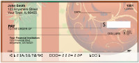 Red Ornaments Personal Checks | XMS-33