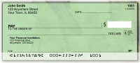 Green Acrylics Personal Checks | ZABS-50