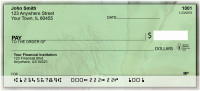 Green Acrylics Personal Checks | ZABS-50