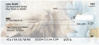 Flowers &amp; Cats Personal Checks