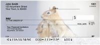 Baby Chipmunk With Mother Personal Checks | ZANJ-25