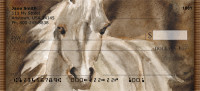 Horse Paintings Personal Checks | ZANJ-34
