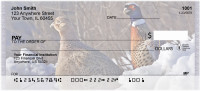 Pheasants In Winter Personal Checks | ZANJ-57
