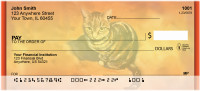 Cat Portrait Personal Checks | ZANK-25