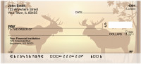 Deer Sunset Silhouettes Personal Checks | ZANK-29