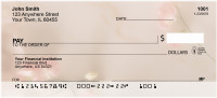 Peach Roses Personal Checks | ZFLO-39
