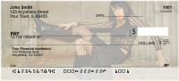 Female Vampire In Gothic Castle Personal Checks | ZFUN-09