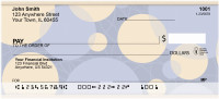 Golden Blue Dots Personal Checks | ZGEO-72