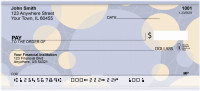 Golden Blue Dots Personal Checks | ZGEO-72