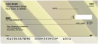 Abstract Black Gold Personal Checks | ZGEO-79