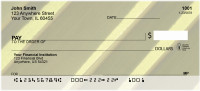 Abstract Black Gold Personal Checks 2 | ZGEO-80