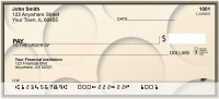 Taupe Circles Personal Checks | ZGEP-25