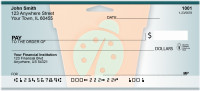 Insects On Flower Pot Personal Checks | ZNAT-63
