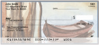 Canoe In Fall Personal Checks | ZTRA-33