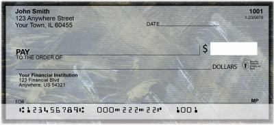 Abstractions In Grunge Personal Checks | ABS-46