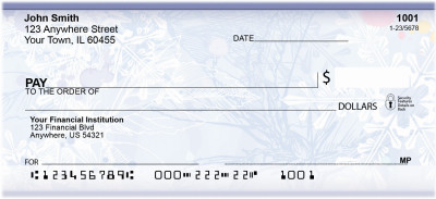 Frosty Winter Ice Personal Checks | ABS-51