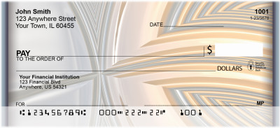 Graphic Metal Personal Checks | ABS-59