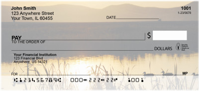 Ducks at Daybreak Personal Checks | ANI-64