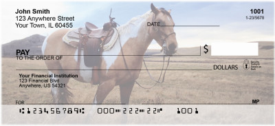 The Empty Saddle Personal Checks | ANI-84