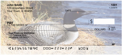 Nesting Loons Personal Checks | ANJ-02
